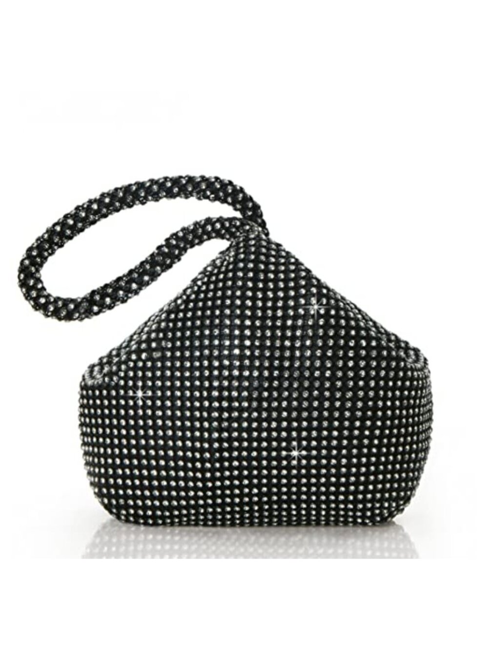 Rhinestone Triangle Clutch Evening Bag Wedding Prom Formal Party